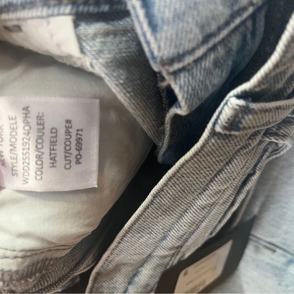 Rag and bone retro cut off short Light Blue Denim Shorts - Picture 3 of 6